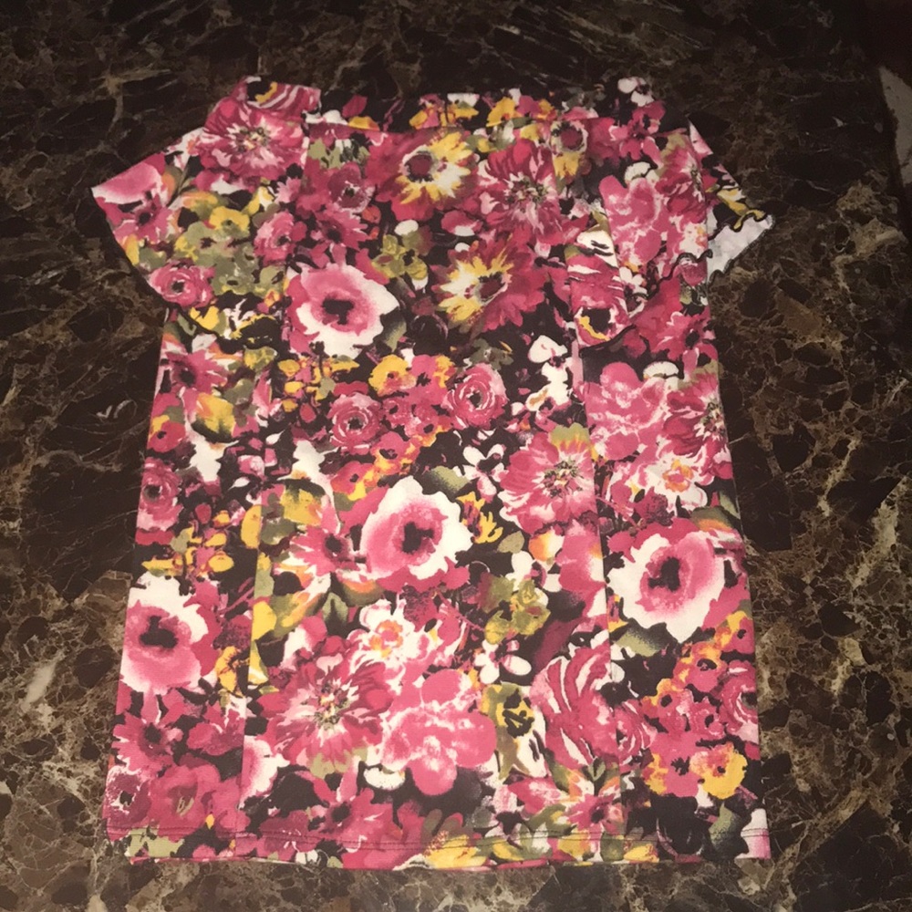 Floral Highwaisted Peplum Midi Skirt